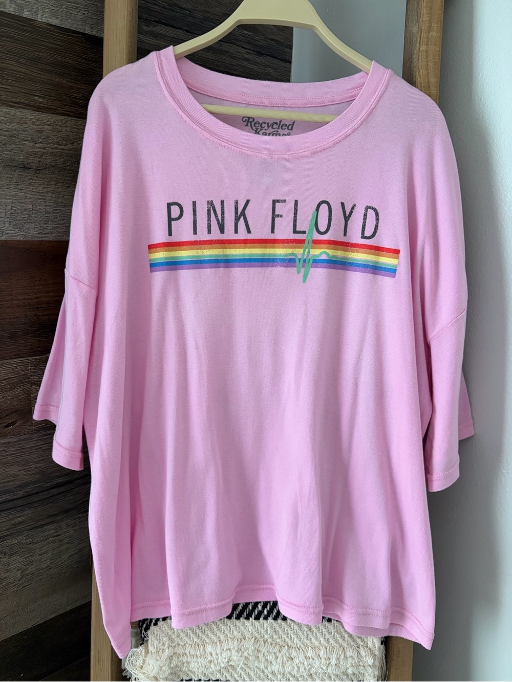 Recycled Karma Pink Floyd Pink Band Tee